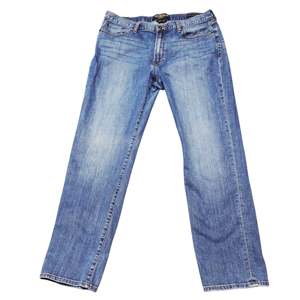 Lucky Brand 363 Vintage Straight Jeans Mens 38x32 Blue Denim Classic